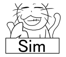 Brasil gato sticker #12834543