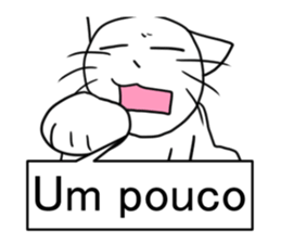 Brasil gato sticker #12834546