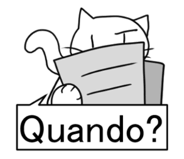 Brasil gato sticker #12834552