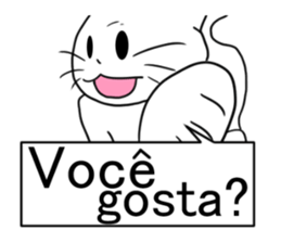 Brasil gato sticker #12834554