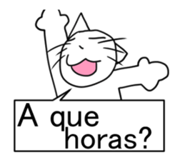 Brasil gato sticker #12834555