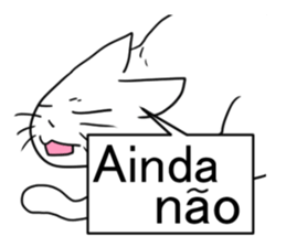 Brasil gato sticker #12834556