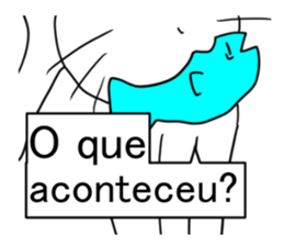 Brasil gato sticker #12834564