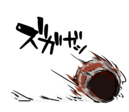 The creature in a keg sticker #12834932