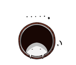 The creature in a keg sticker #12834934