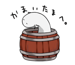 The creature in a keg sticker #12834936