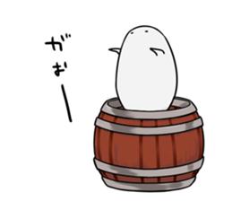 The creature in a keg sticker #12834940