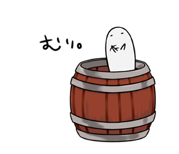 The creature in a keg sticker #12834946