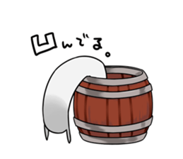 The creature in a keg sticker #12834949