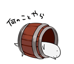 The creature in a keg sticker #12834958