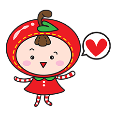 Blissful Red Apple