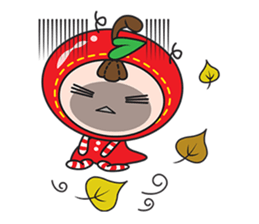 Blissful Red Apple sticker #12835656