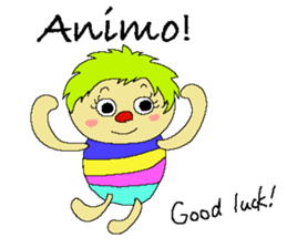 Merlin and Arlene and Yulin  " in Spain" sticker #12835854