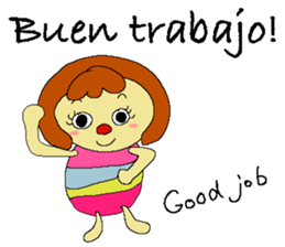 Merlin and Arlene and Yulin  " in Spain" sticker #12835855