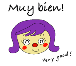 Merlin and Arlene and Yulin  " in Spain" sticker #12835856