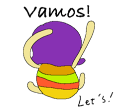 Merlin and Arlene and Yulin  " in Spain" sticker #12835864