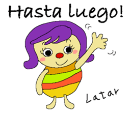 Merlin and Arlene and Yulin  " in Spain" sticker #12835876