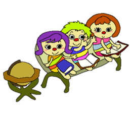 Merlin and Arlene and Yulin  " in Spain" sticker #12835877