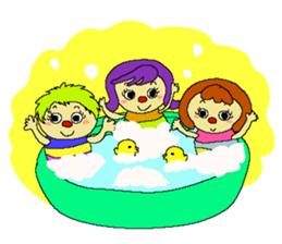 Merlin and Arlene and Yulin  " in Spain" sticker #12835883