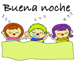 Merlin and Arlene and Yulin  " in Spain" sticker #12835885