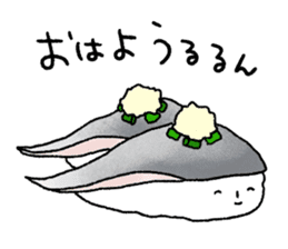 Fun sushi 2 sticker #12836009