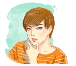 minh ho sticker #12836243