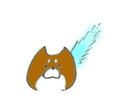 Dog's name is Megumi sticker #12836445