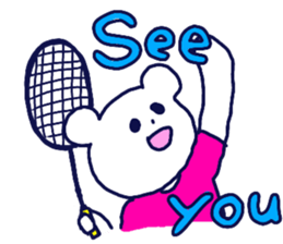 Badminton is fun sticker #12836569