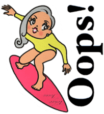 Tokyo Jenne Surfer sticker #12837279