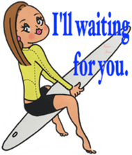 Tokyo Jenne Surfer sticker #12837293