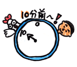 chari and kogemaru sticker #12837347