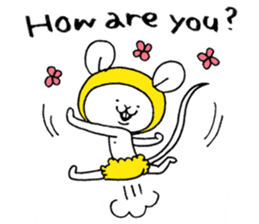 The three polite mice[English] sticker #12837350