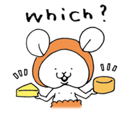 The three polite mice[English] sticker #12837370