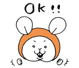 The three polite mice[English] sticker #12837371