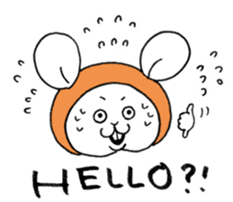 The three polite mice[English] sticker #12837386