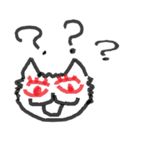 Loneliness cats sticker #12837939