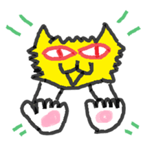 Loneliness cats sticker #12837972