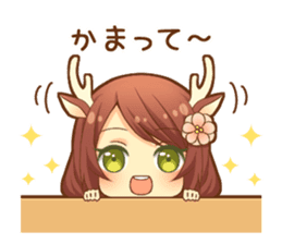Heartwarming bambi girl sticker #12839196