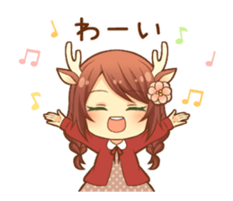 Heartwarming bambi girl sticker #12839200