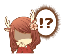 Heartwarming bambi girl sticker #12839210