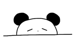 A little frustrating Panda sticker #12839259