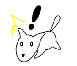 Heartwarming loose dog. sticker #12839625