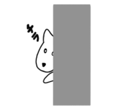 Heartwarming loose dog. sticker #12839635