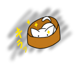 Heartwarming loose dog. sticker #12839656