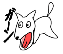 Heartwarming loose dog. sticker #12839657