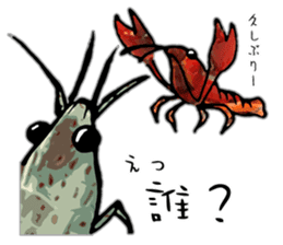 Japanese Swamp Shrimp sticker #12839758
