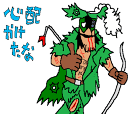 Grande the upper class gentleman thief sticker #12839899