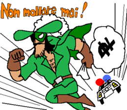 Grande the upper class gentleman thief sticker #12839912