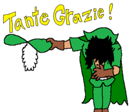 Grande the upper class gentleman thief sticker #12839915