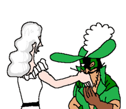 Grande the upper class gentleman thief sticker #12839924